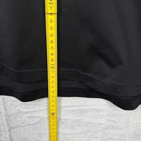 J.Lindeberg Future Sports Polo Shirt Black Sz XL Retro Tech Piping Two Pockets - Picture 9 of 11